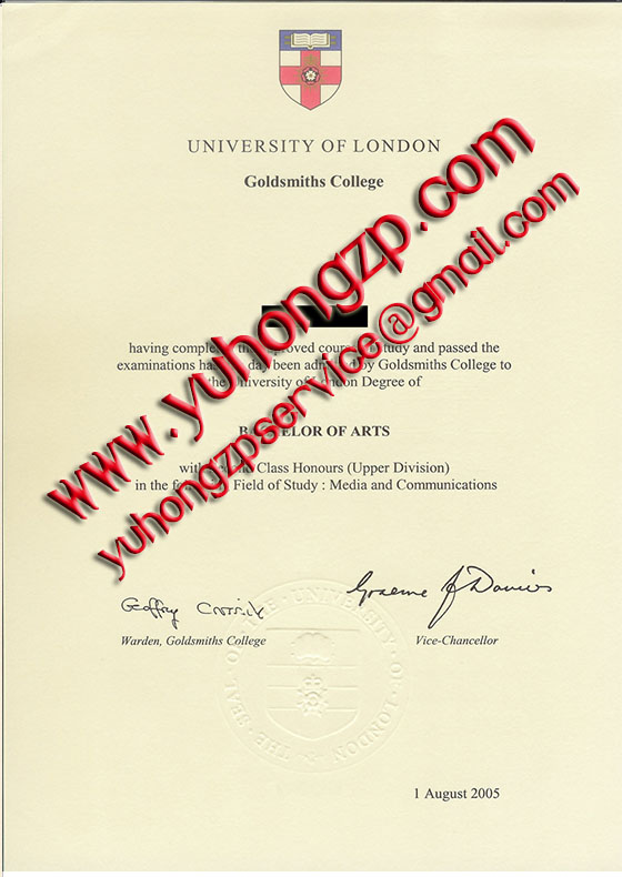 Goldsmiths degree Goldsmiths degree