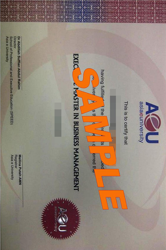 AeU diploma AeU diploma