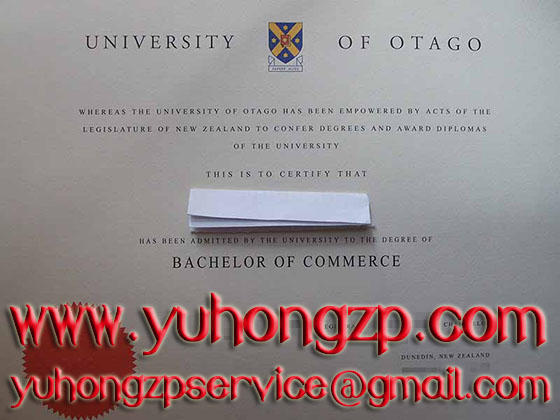 University of Otago degree University of Otago degree