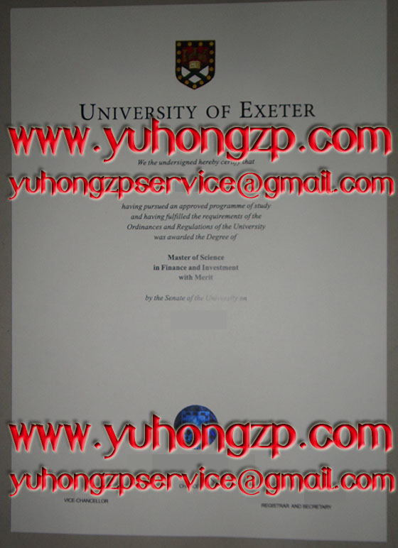 University of Exeter degree University of Exeter degree