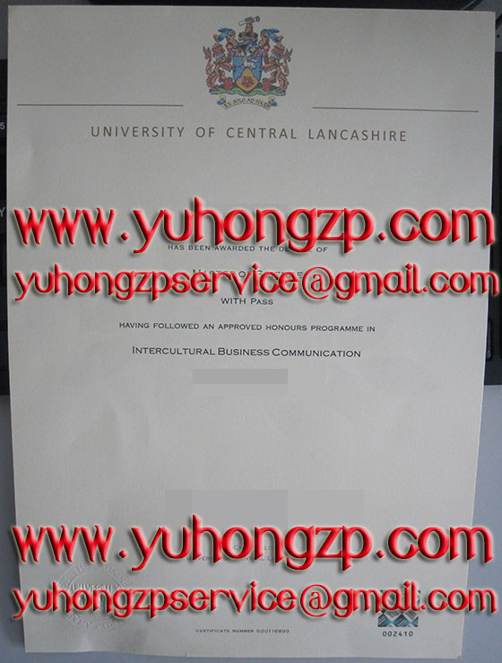 University of Central Lancashire degree University of Central Lancashire degree