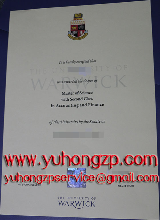University of Warwick degree University of Warwick degree