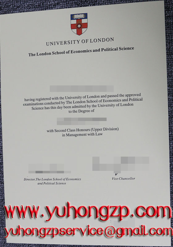 LSE degree certificate LSE degree certificate