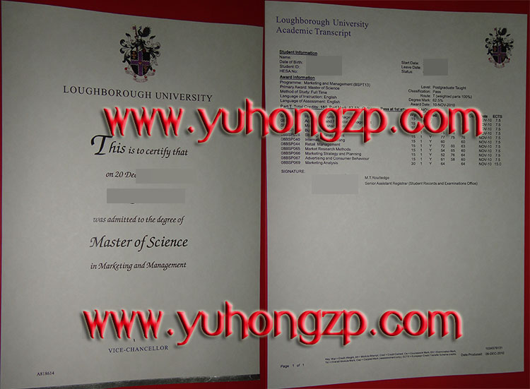 Loughborough University degree and transcript Loughborough University degree and transcript