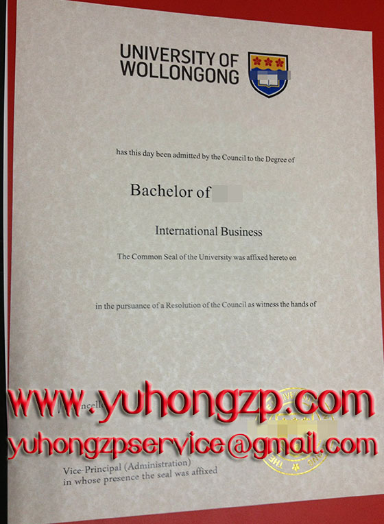 University of Wollongong degree