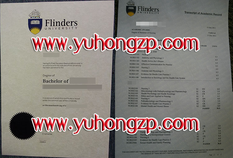 Flinders University degree and transcript Flinders University degree and transcript