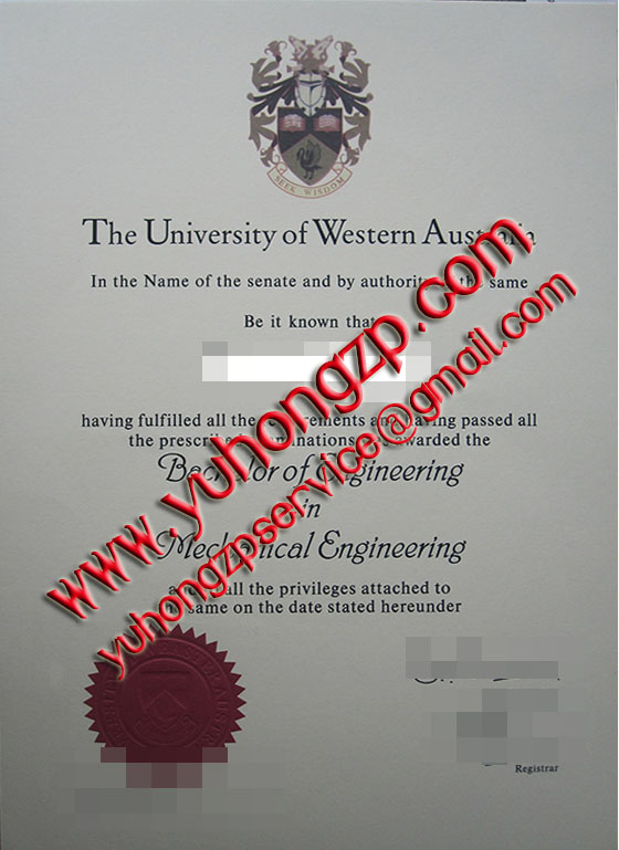 University of Western Australia degree University of Western Australia degree