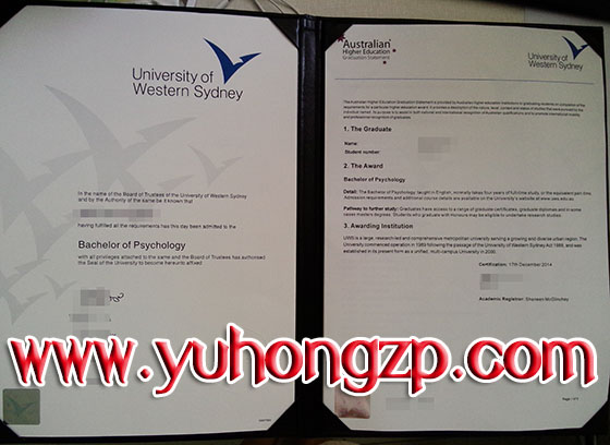 University of Western Sydney degree University of Western Sydney degree