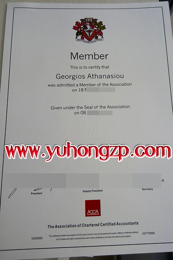fake ACCA certificate fake ACCA certificate