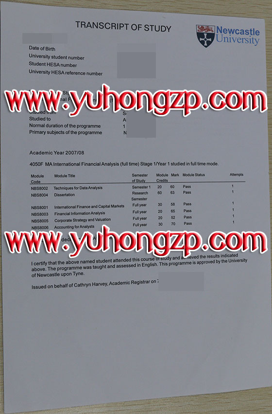 University of Newcastle transcript University of Newcastle transcript