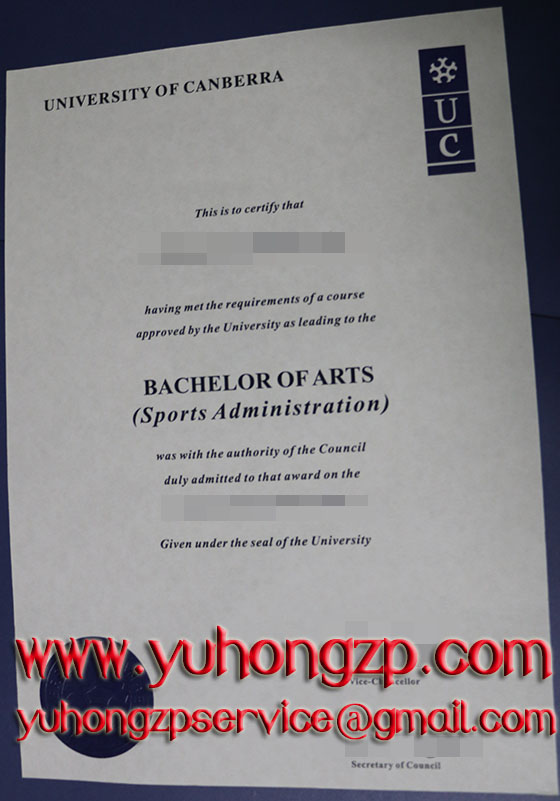 University of Canberra degree University of Canberra degree