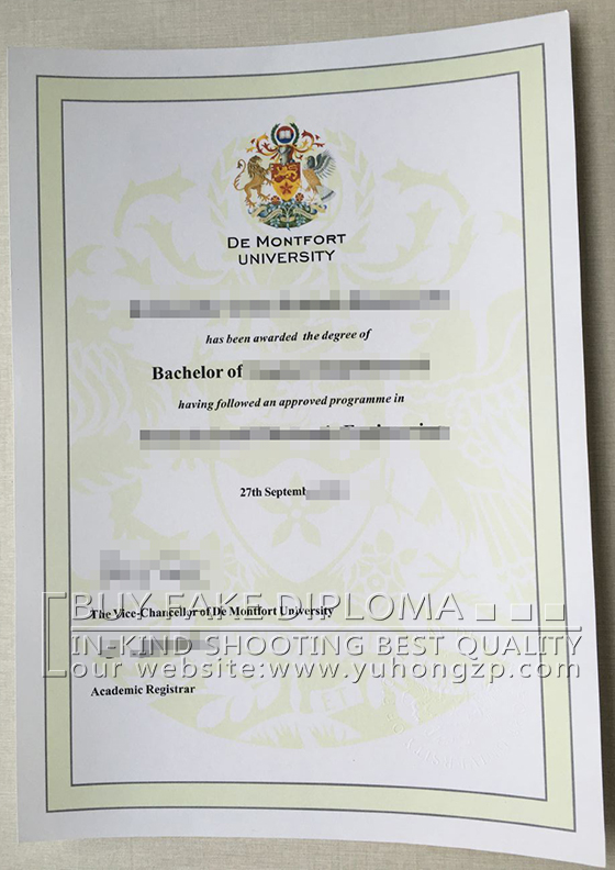 De Montfort University degree De Montfort University degree