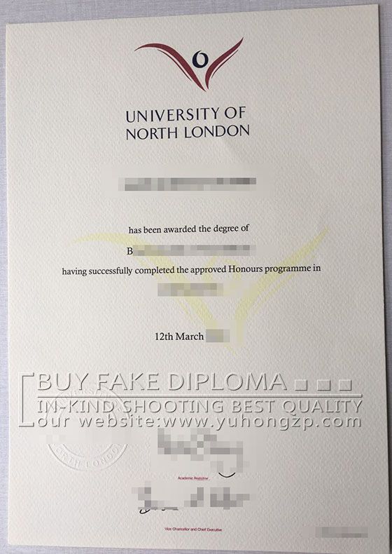 University of North London degree University of North London degree