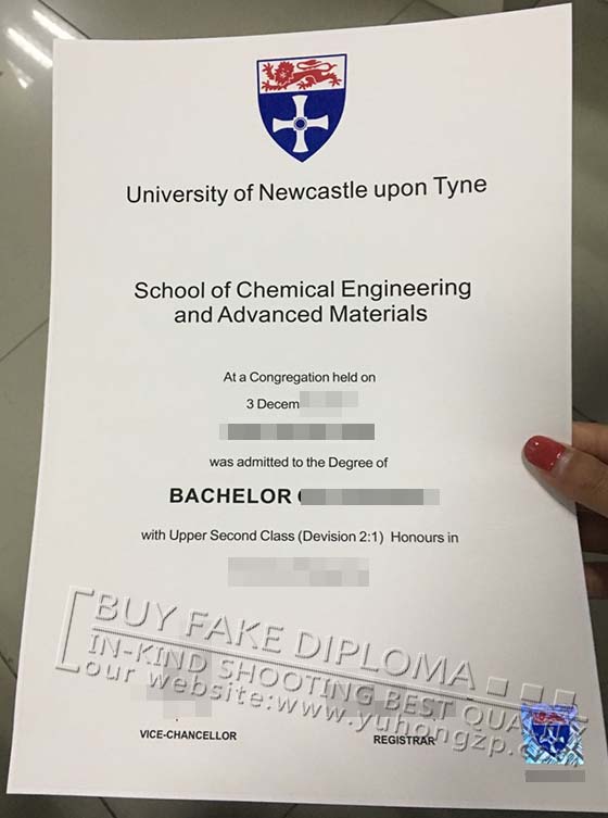 University of Newcastle upon Tyne diploma University of Newcastle upon tyne degree replica