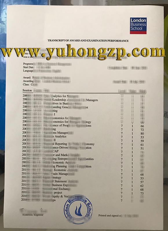 LBS Transcript