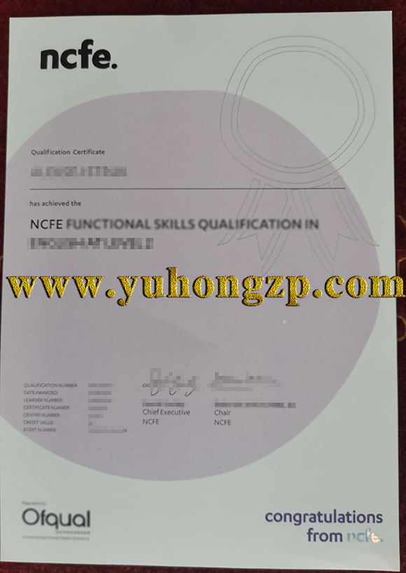 free ncfe certificate sample from yuhongzp.com