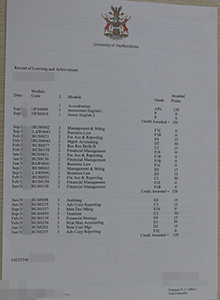 fake University of Hertfordshire transcript, buy fake diploma and transcript online