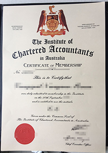The Institute of Chartered Accounts in Australia certificate, buy fake ICAA certificate