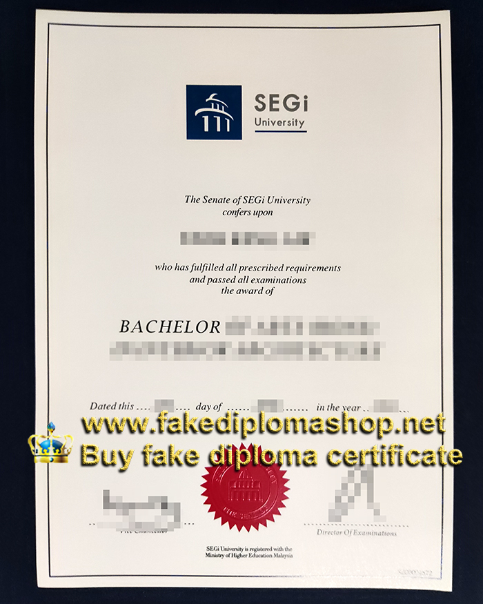 SEGI degree SEGI degree