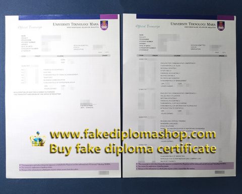UiTM official transcript replica, buy UiTM transcript online