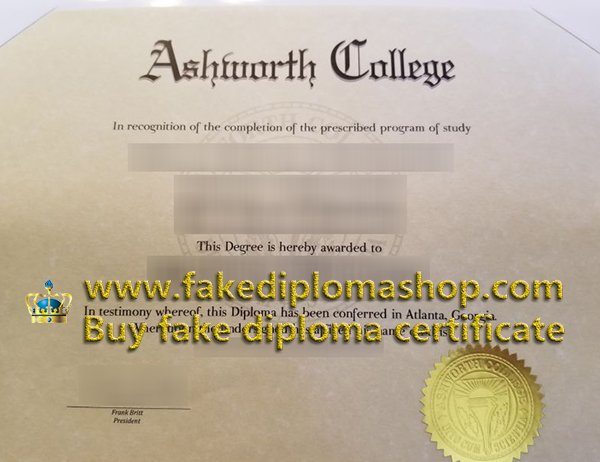 Ashworth College degree Ashworth College degree
