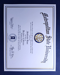 Metropolitan State University diploma, Buy a fake Metropolitan State University degree certificate