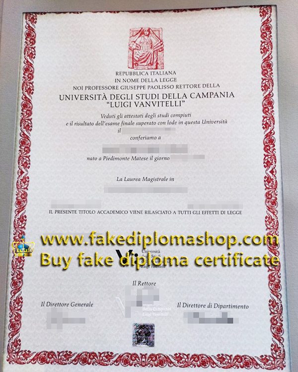 University of Campania diploma University of Campania diploma