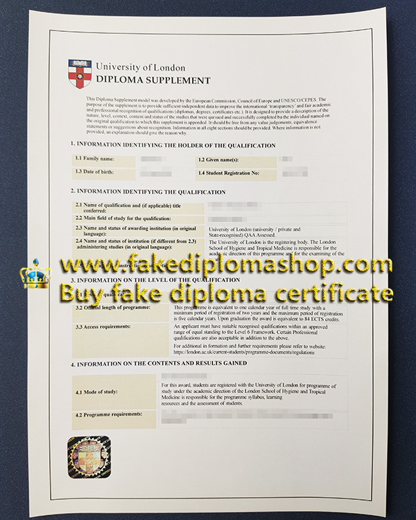 University of London diploma University of London diploma