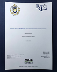 Best fake ProQual Level 6 diploma and transcript for sale