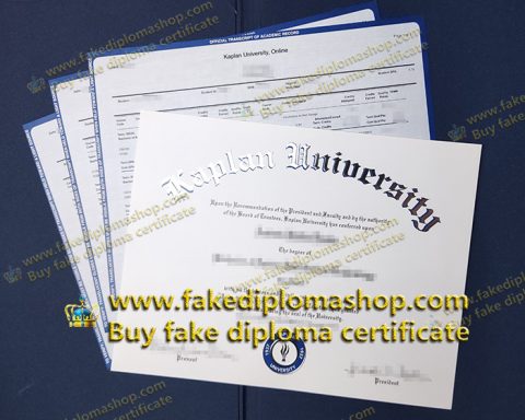 Buy the copy of Kaplan University diploma and transcript