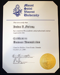 Purchase a fake Mount Saint Vincent University diploma quickly and safely