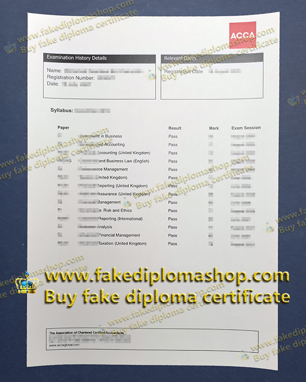 ACCA transcript, ACCA transcript in PDF ACCA transcript, ACCA transcript in PDF