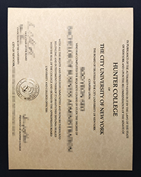 Can I buy a fake Hunter College diploma of Bachelor in a week?