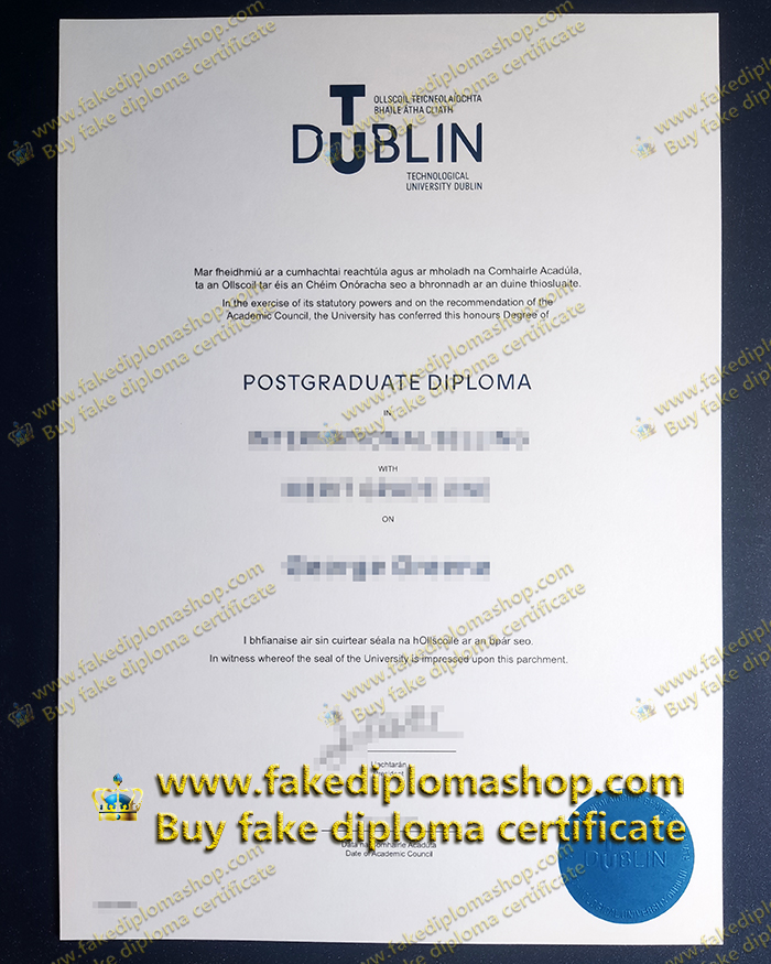 TU Dublin diploma, Technological University Dublin diploma TU Dublin diploma, Technological University Dublin diploma