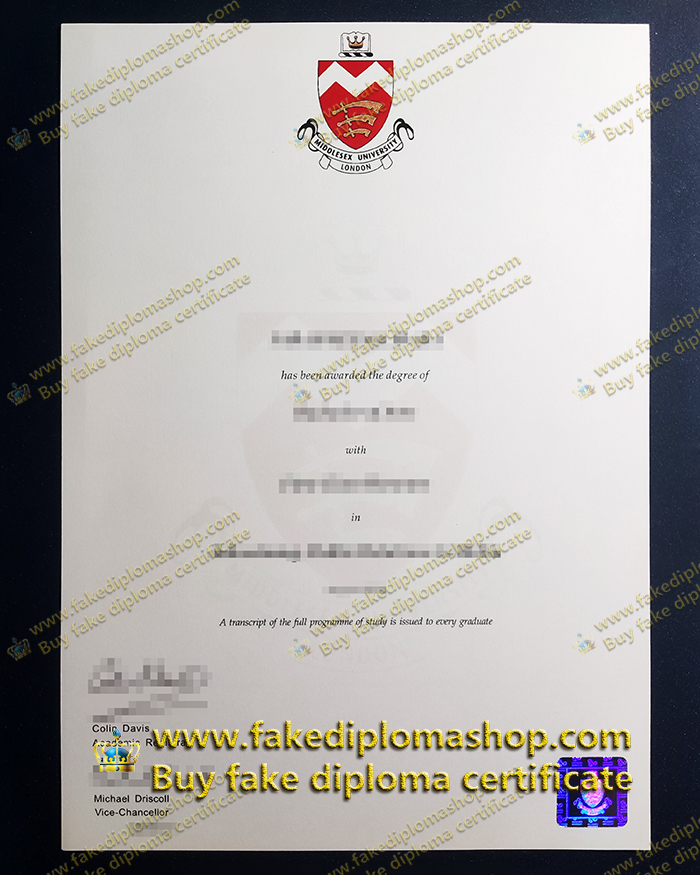 2009 edition Middlesex University diploma 2009 edition Middlesex University diploma