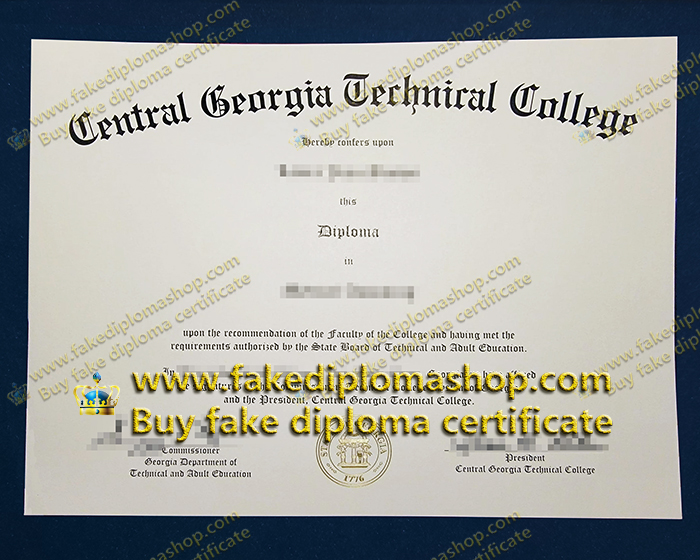 CGTC diploma, Central Georgia Technical College diploma CGTC diploma, Central Georgia Technical College diploma