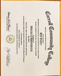 Can I buy a fake Carroll Community College diploma in America?