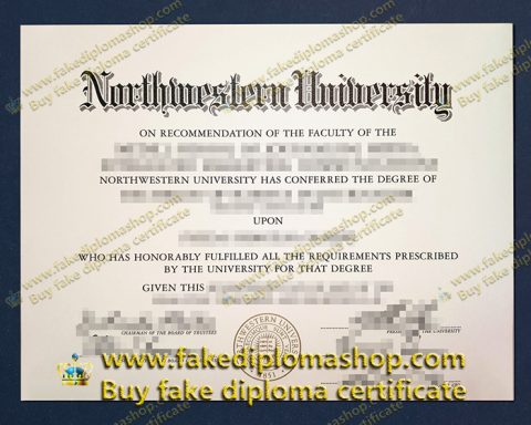 Shop Northwestern University diploma in the America