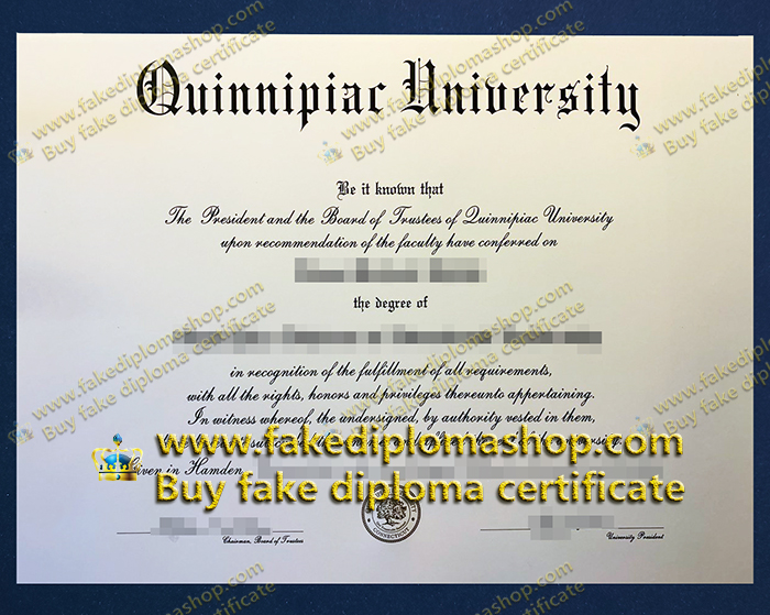 Quinnipiac University diploma