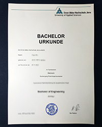 Phony Ernst-Abbe-Hochschule Jena diploma of Bachelor, fake UAS Jena degree