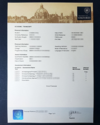 How useful to buy a fake University of Oxford transcript in the UK?
