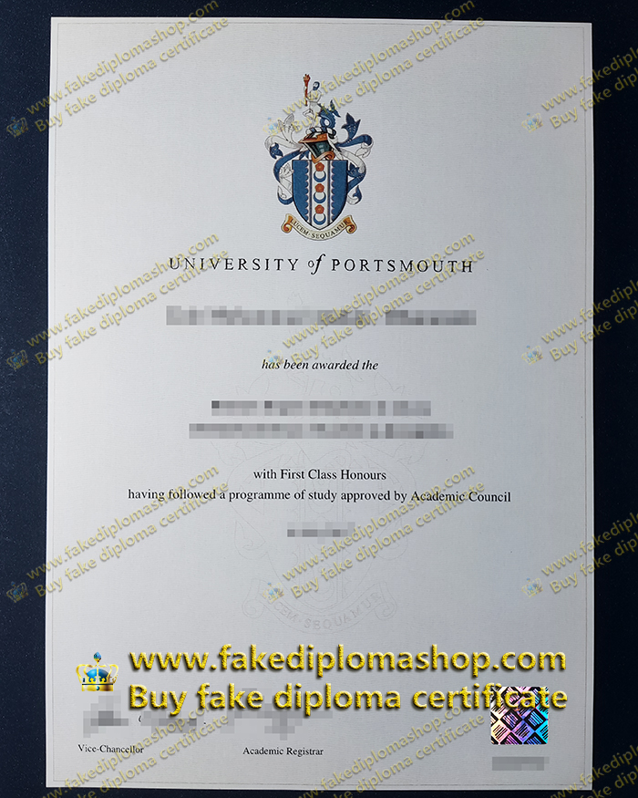 University of Portsmouth diploma University of Portsmouth diploma