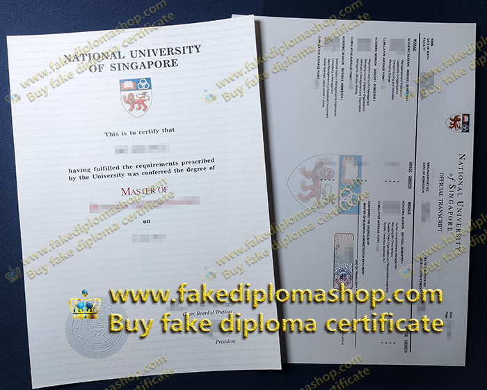 NUS Master diploma and transcript, National University of Singapore fake diploma NUS Master diploma and transcript, National University of Singapore fake diploma