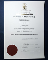RCPSG diploma of Membership for sale, buy a fake RCPSG degree certificate online