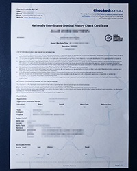 Purchase a phony NCCHC certificate, Nationally Coordinated Criminal History Check certificate online