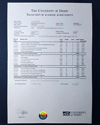Buy a fake University of Derby transcript to Replace Your Lost Derby University transcript