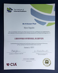 Who can make the best fake CIA IIA certificate for me?