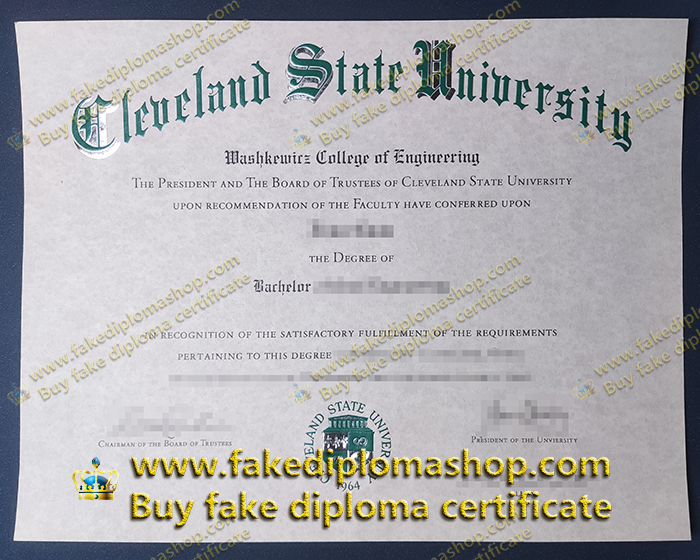 fake CSU degree of Bachelor, Cleveland State University diploma fake CSU degree of Bachelor, Cleveland State University diploma