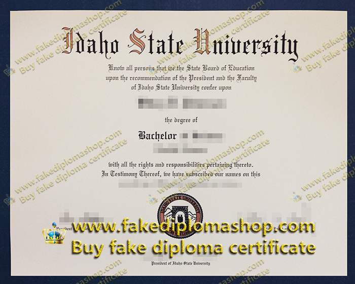 fake ISU diploma, Idaho State University Bachelor degree fake ISU diploma, Idaho State University Bachelor degree