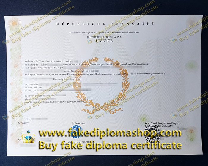 fake UGA diploma, Université Grenoble Alpes diploma fake UGA diploma, Université Grenoble Alpes diploma
